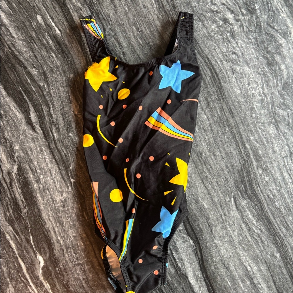 Mini Rodini Space Print Swimsuit 92/98 3T